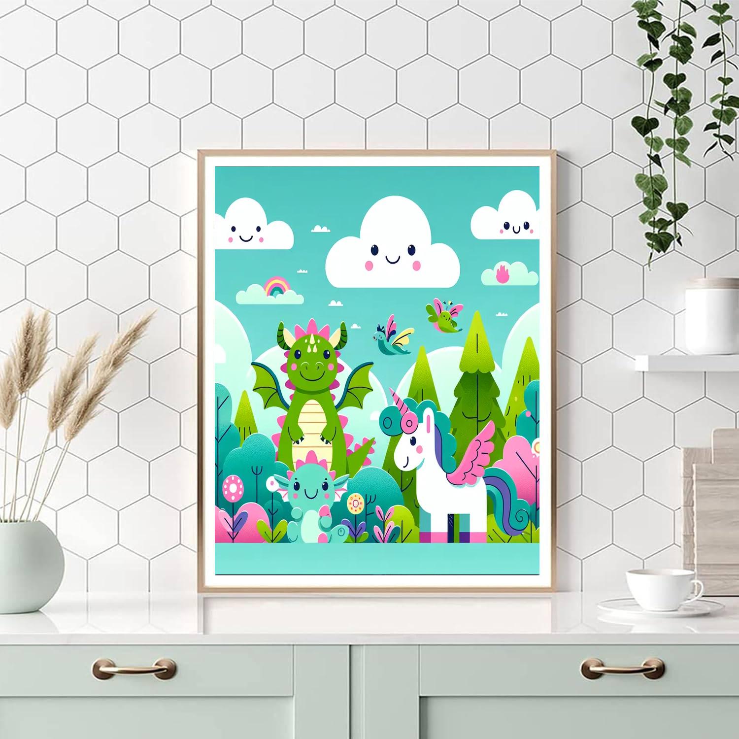 Mystic Creatures Numbered Painting Kits
