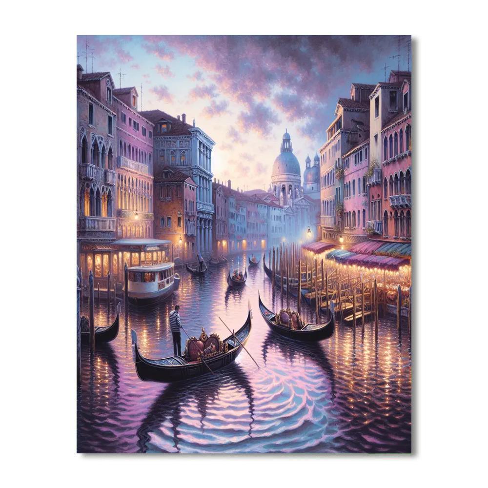 Twilight In Venice Paint By Numbers Kits