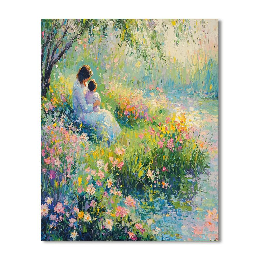 Mother's Serenity Garden Numbered Painting Kits