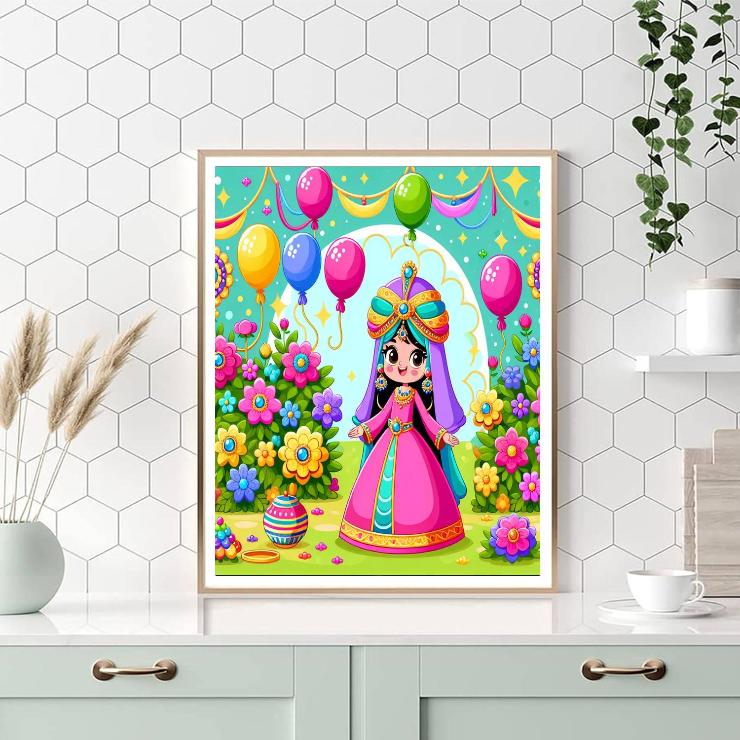 Princess's Royal Garden Party Number Painting