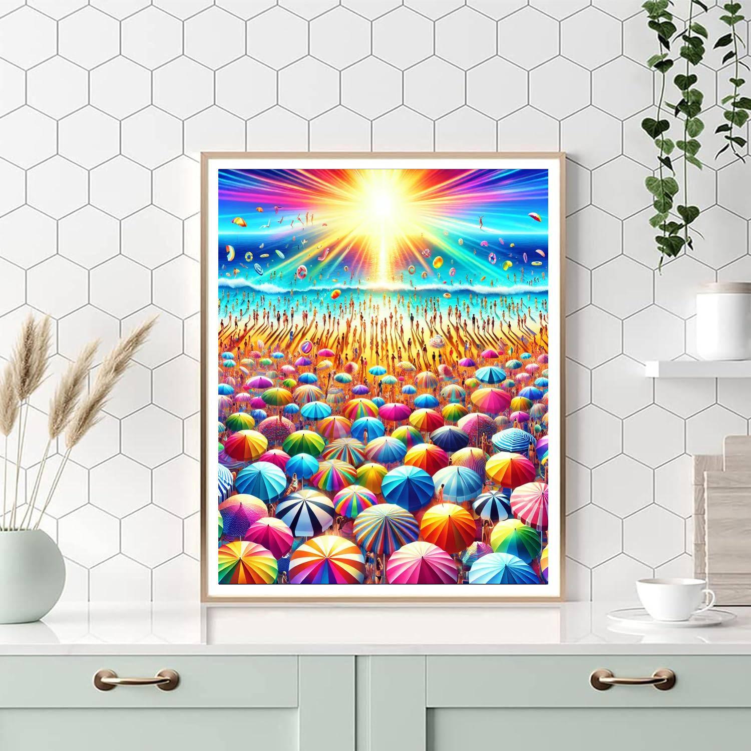 Summer Beach Retreat Numbered Painting Kits