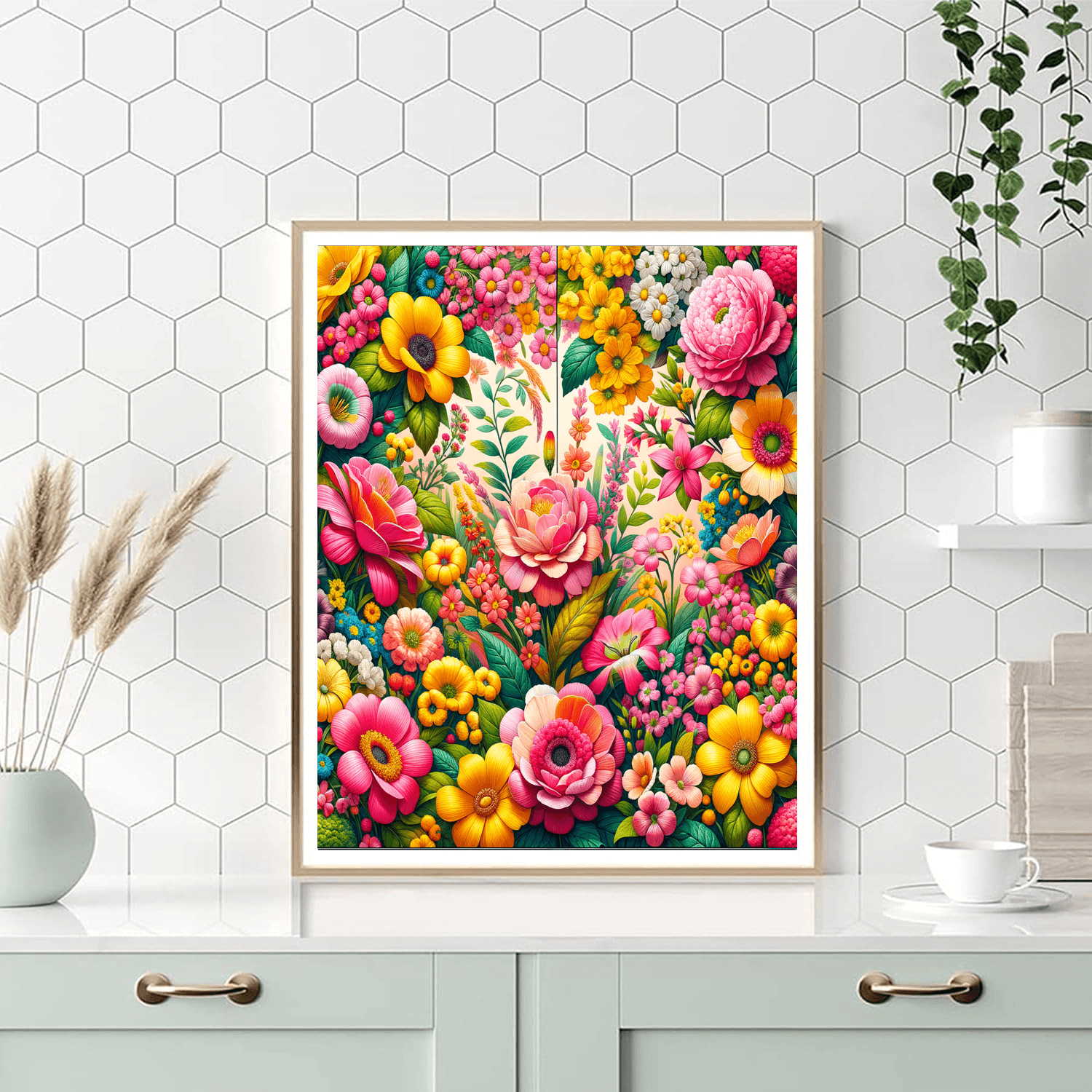 Joyful Floral Garden Paint By Numbers Kits