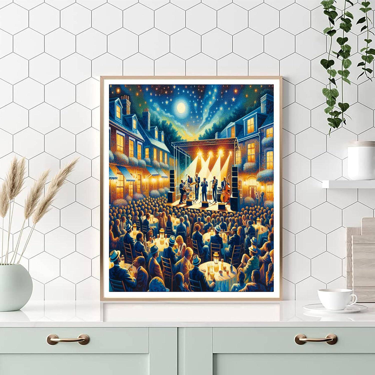 Jazz In Marciac - Marciac, France Paint By Color