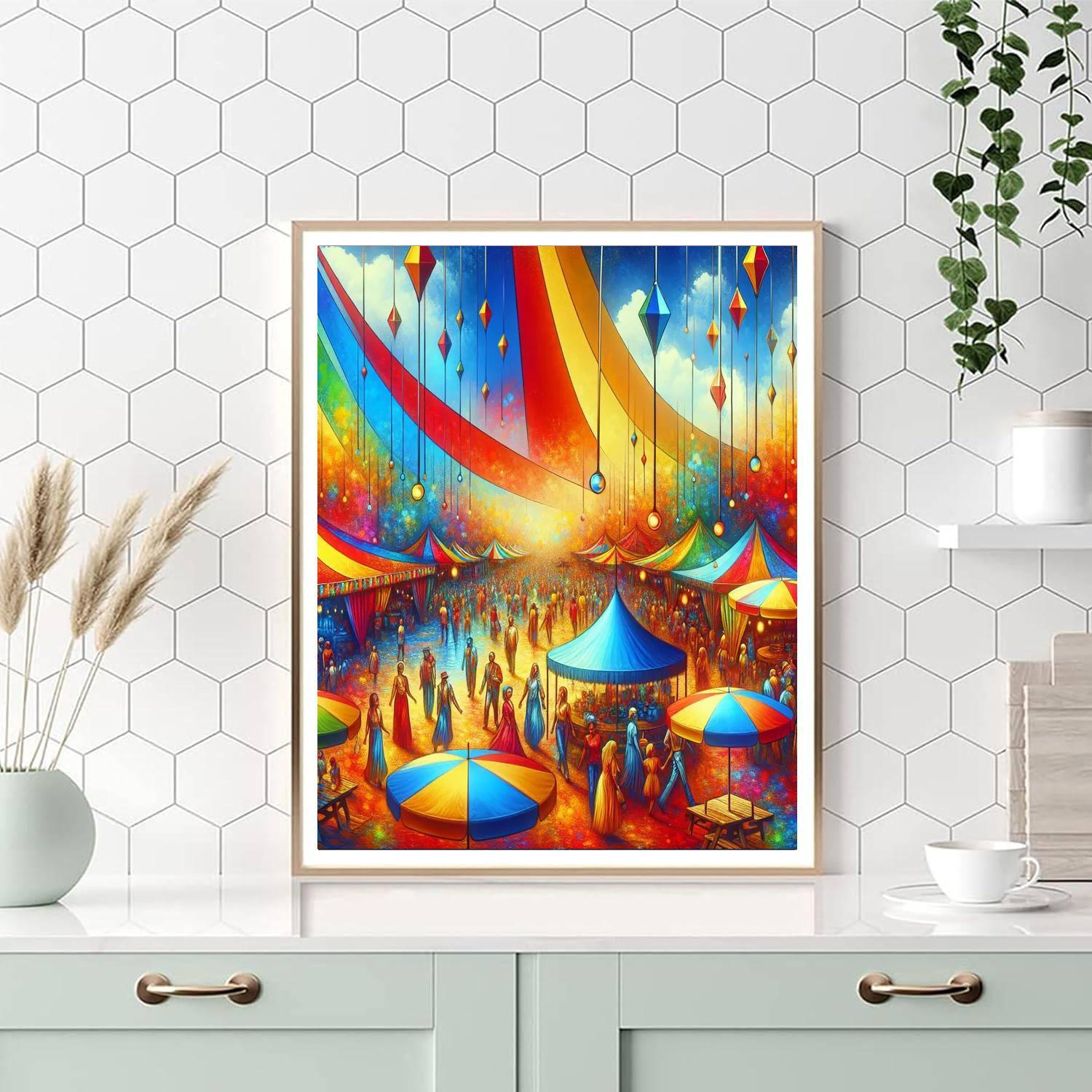 Magical Carnival Celebration Paint By Numbers Kits