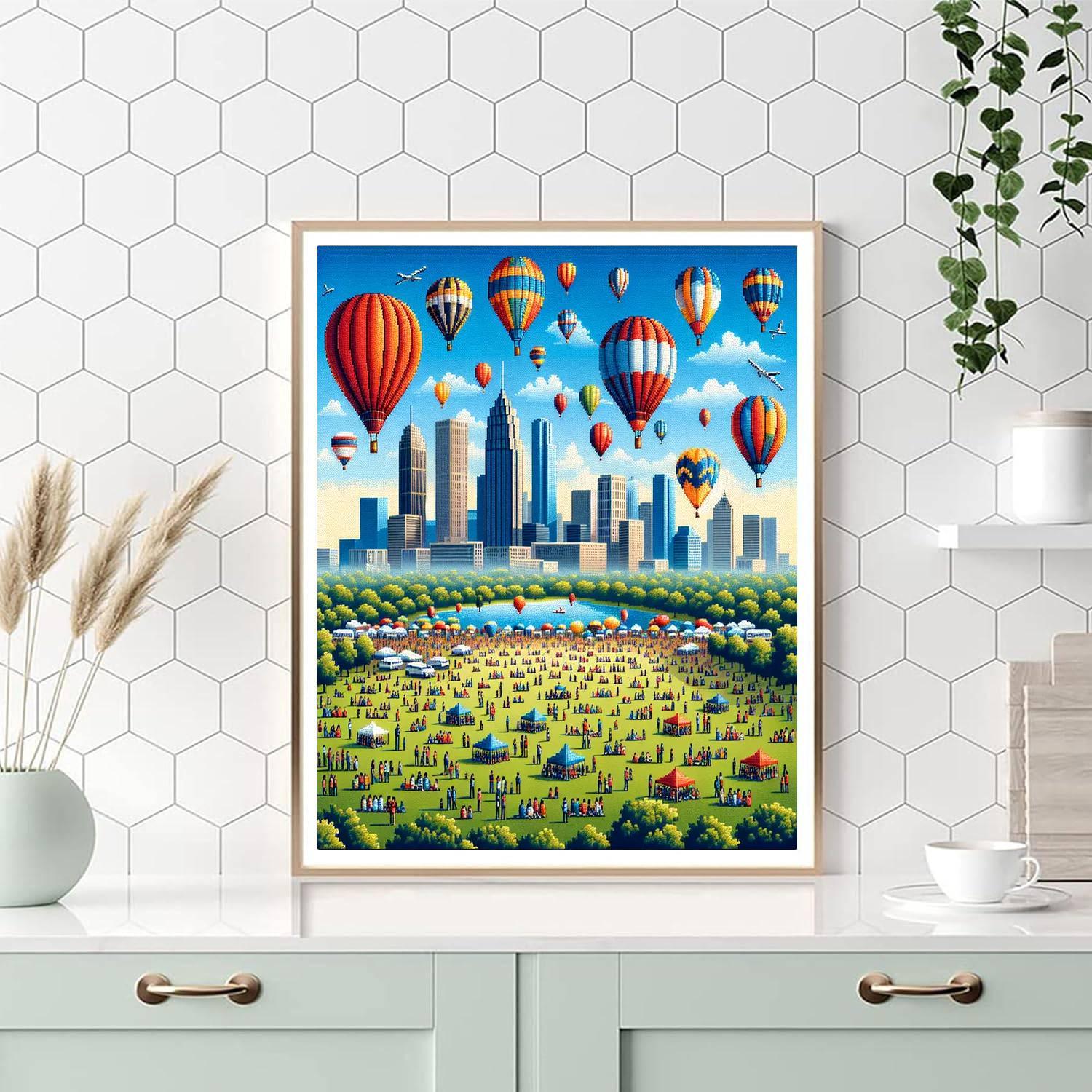 Balloon Fiesta - Bristol, Uk Paint By Numbers