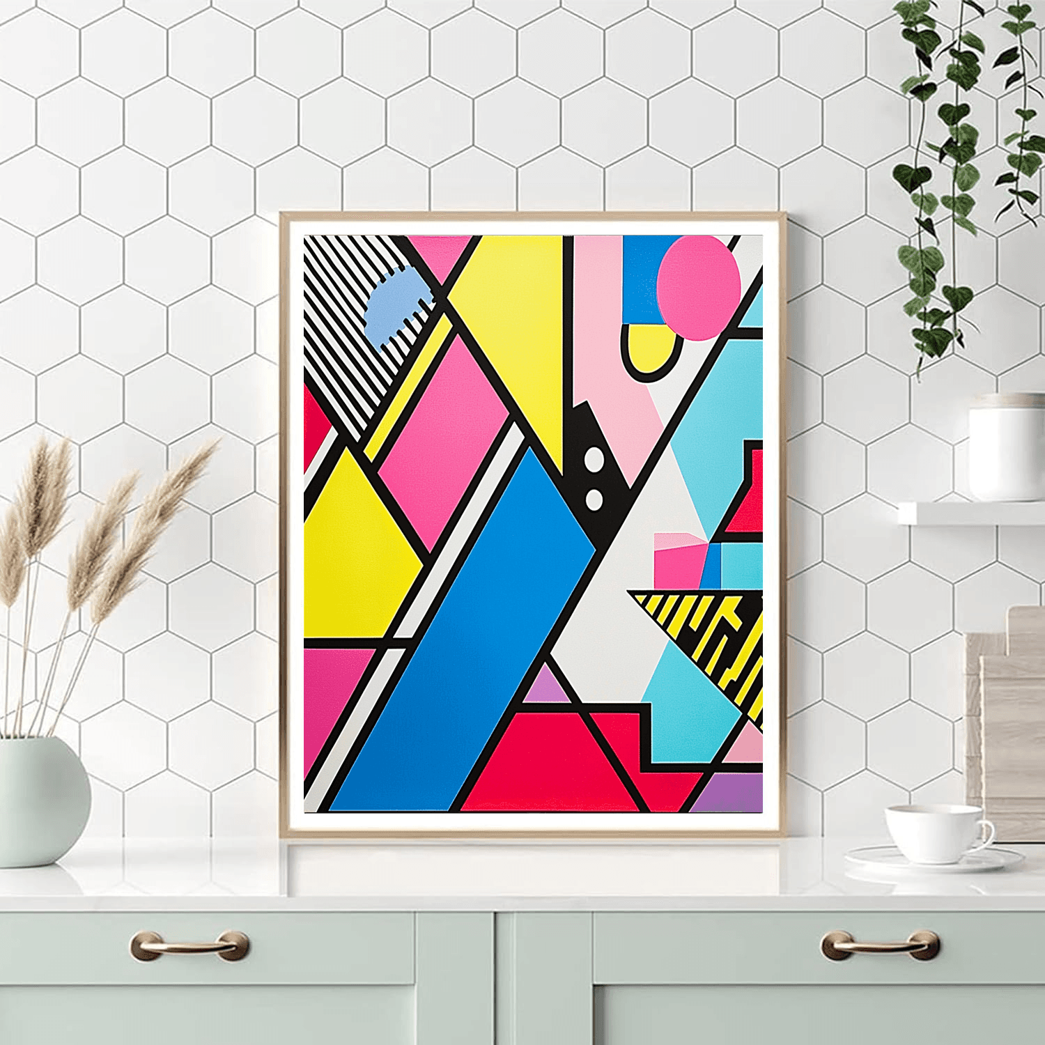 Roy Lichtenstein Inspired Retro Dreamscapes  Paint By Numbers Art