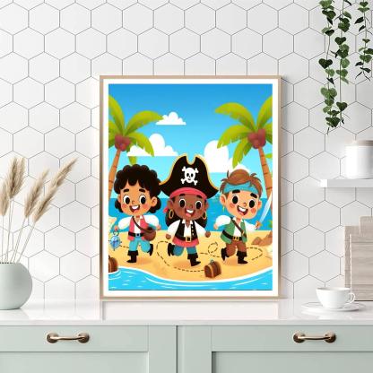 Magical Treasure Hunt Numbered Painting Kits