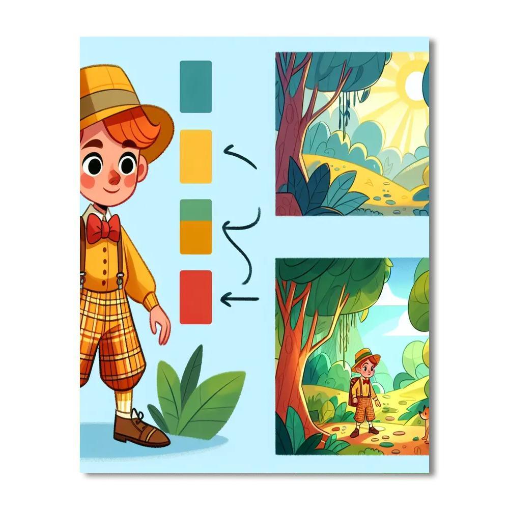 Mickey's Timeless Adventure Paint By Number