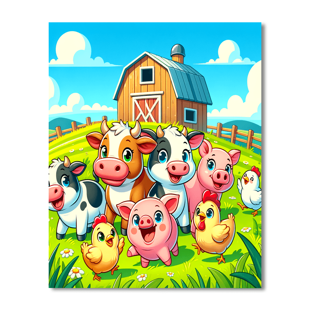 Adventures On The Farm Paint By Color