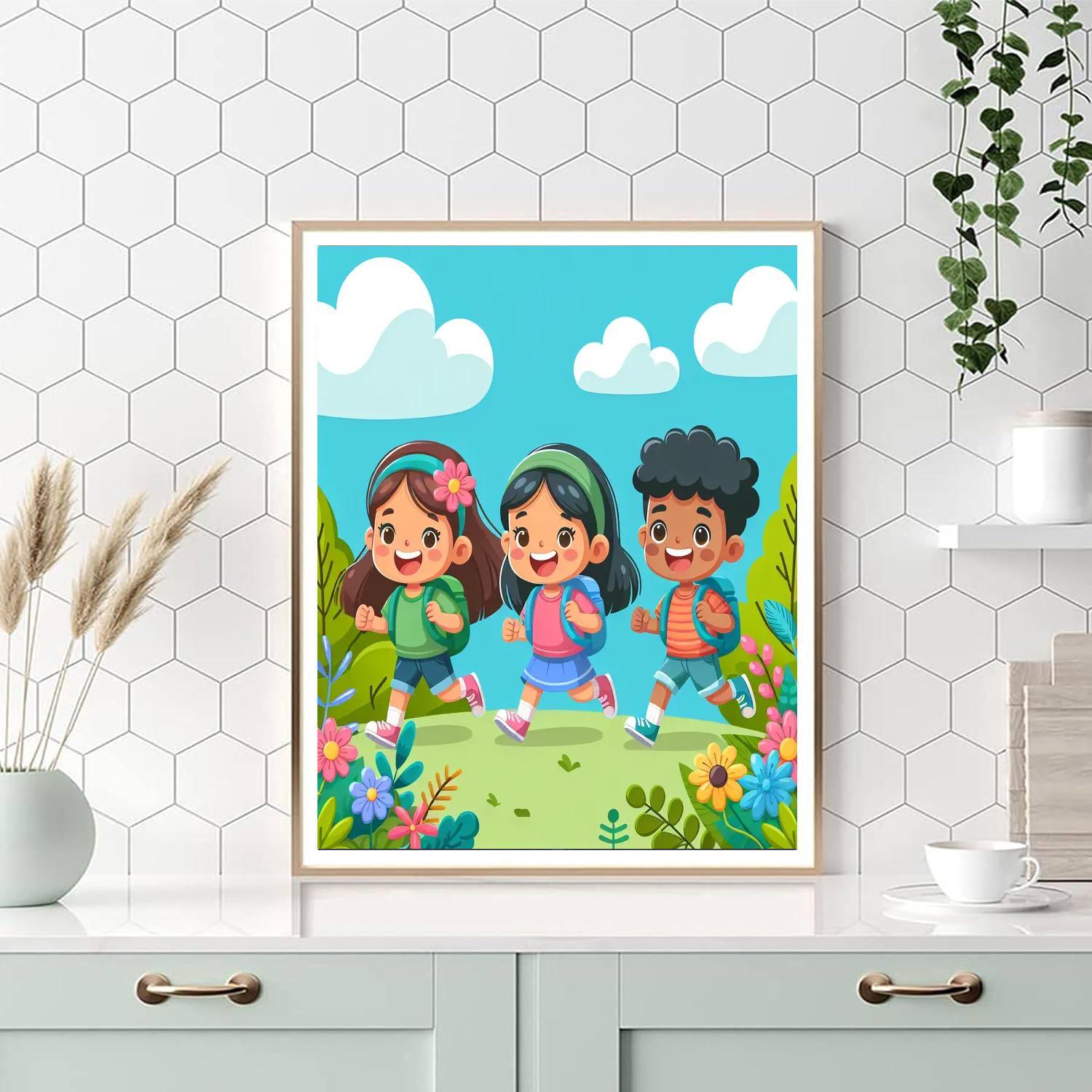 Happy Little Explorers Paint By Number