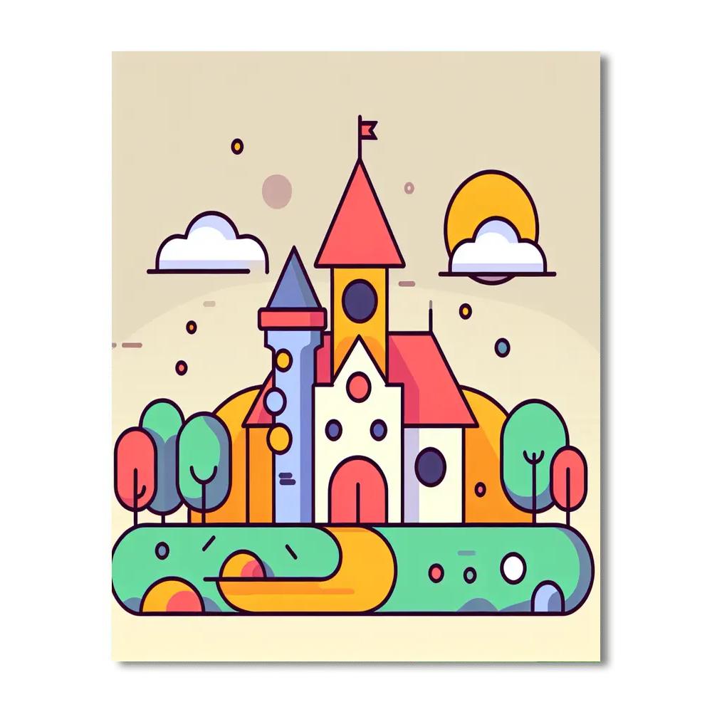 Enchanted Castle's Mysteries Paint By Number
