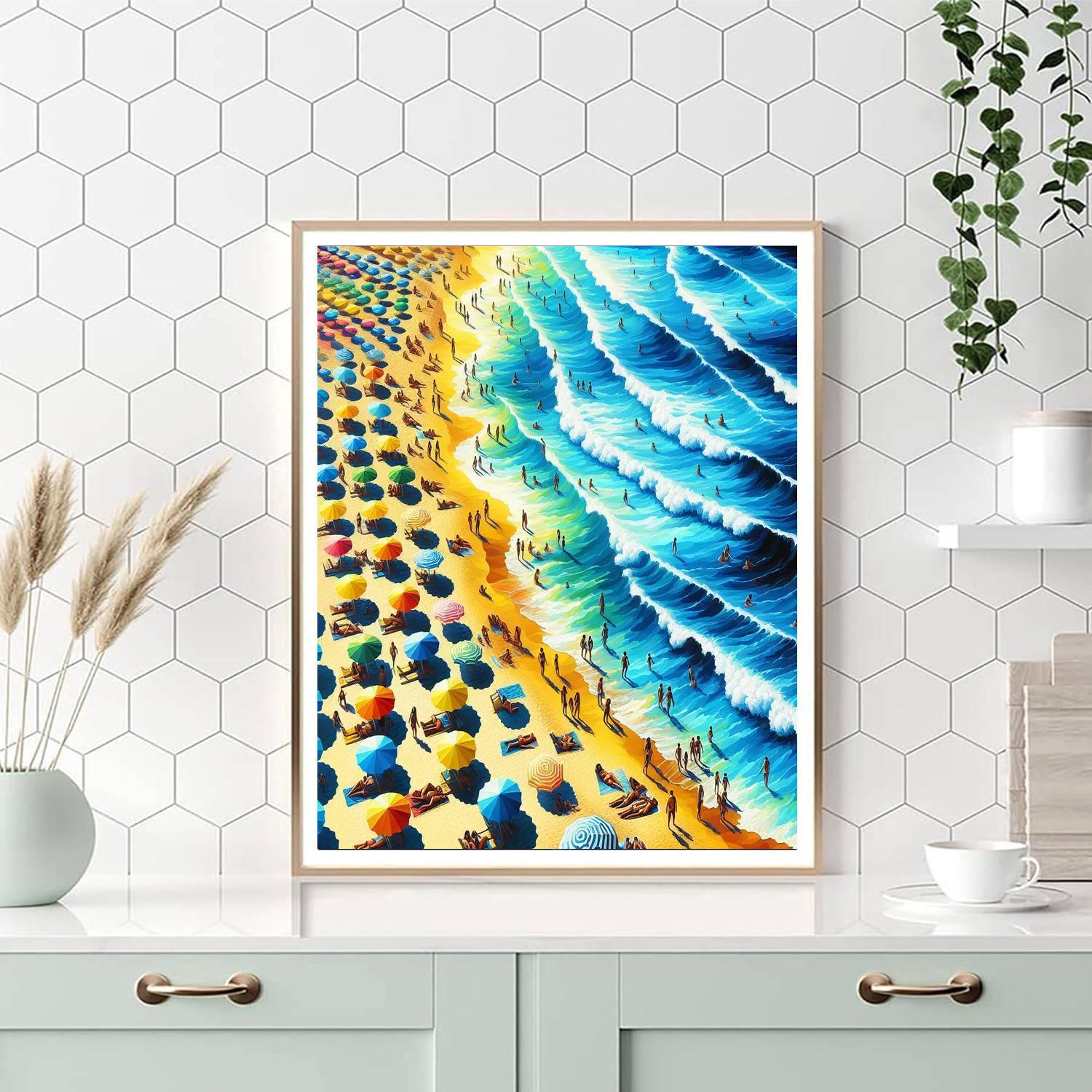 Delightful Ocean Scene Paint By Numbers Kits