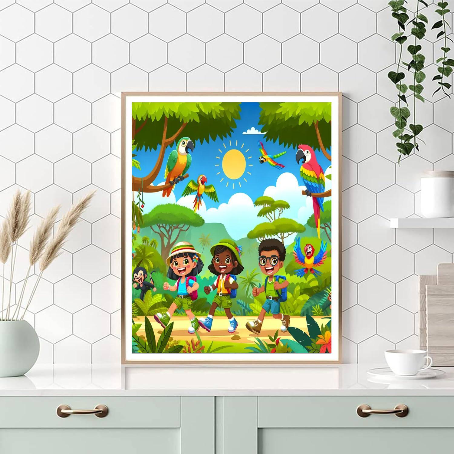 Daring Jungle Safari Paint By Color