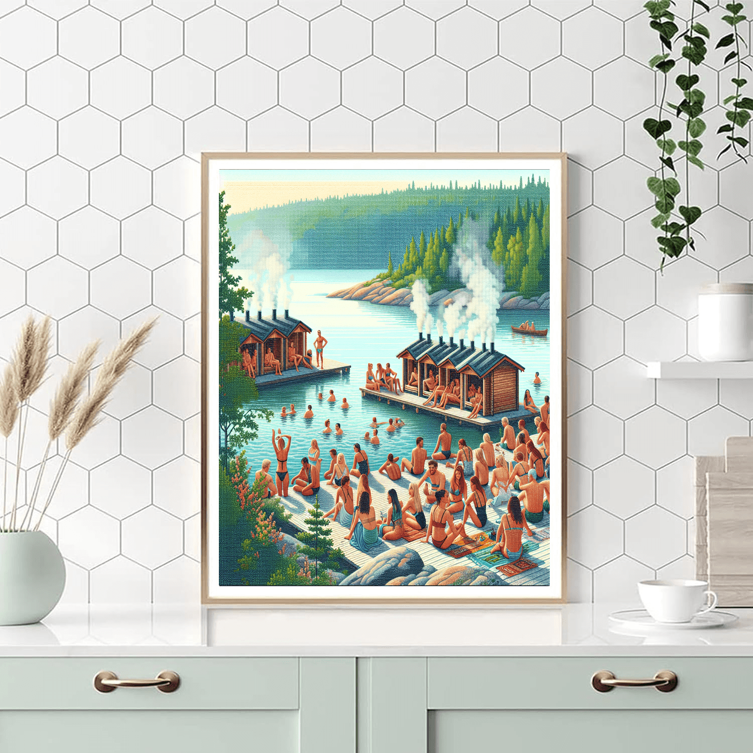 Helsinki Sauna Festival - Finland Paint By Number