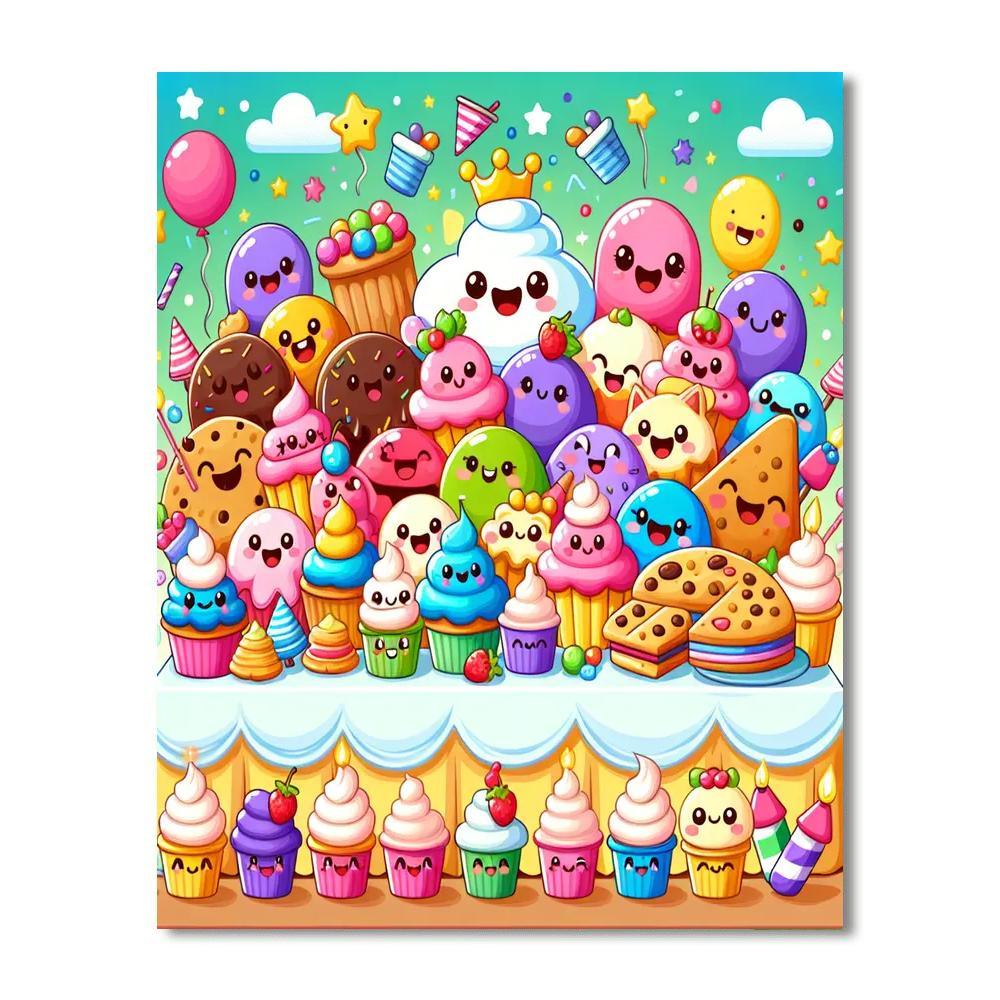 Sweet Treats Celebration Paint By Numbers