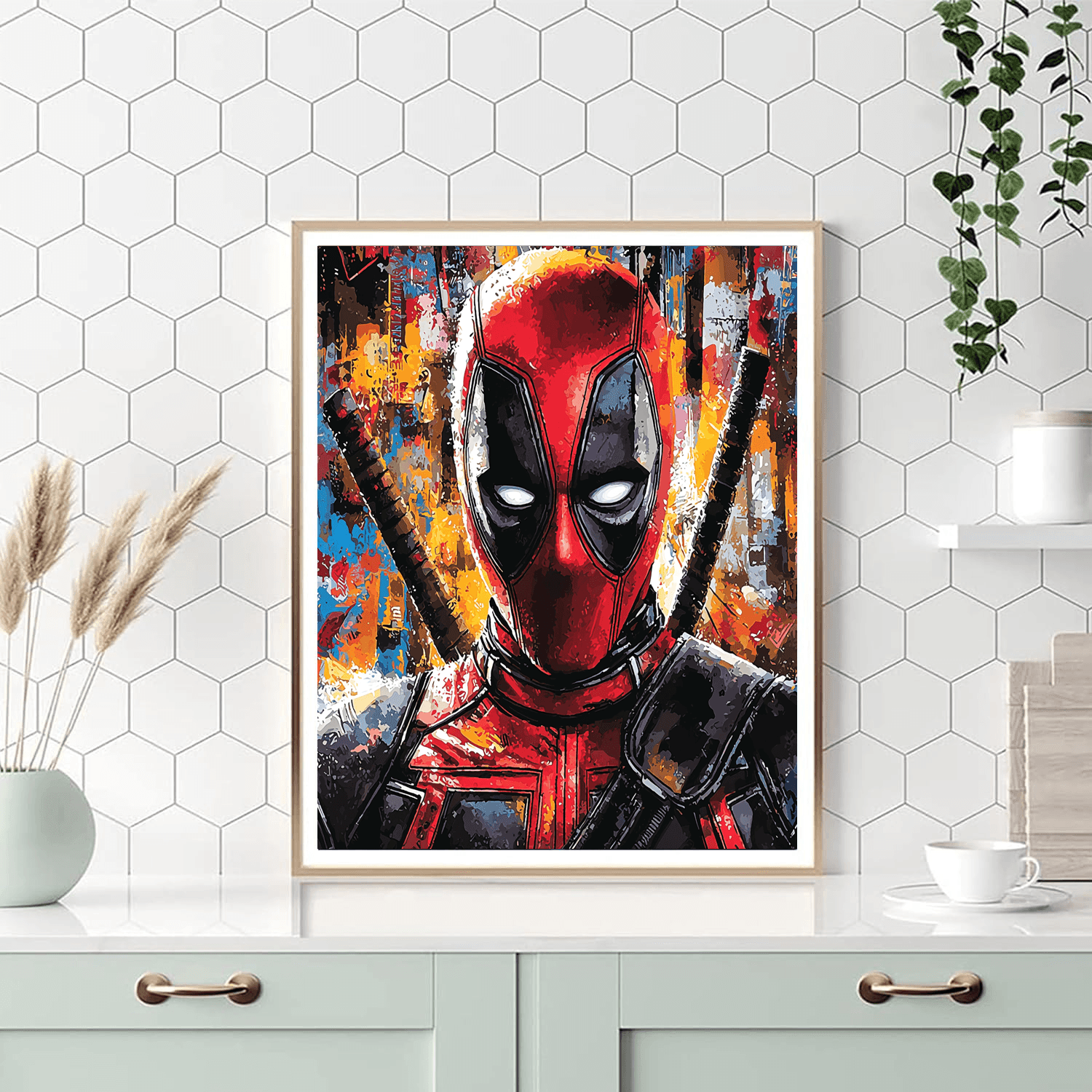 Ryan Reynolds: The Uncanny Charisma Of Deadpool Paint By Numbers Art