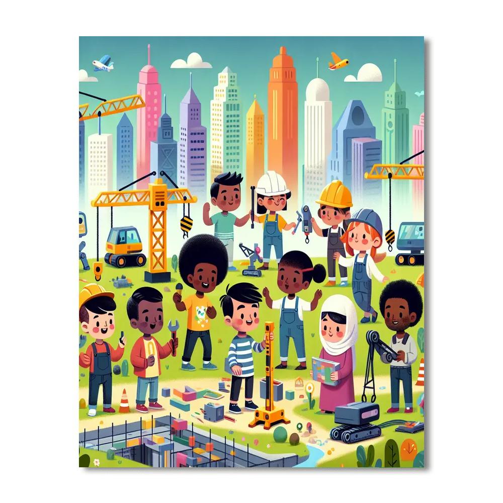 Creative City Builders Paint By Numbers