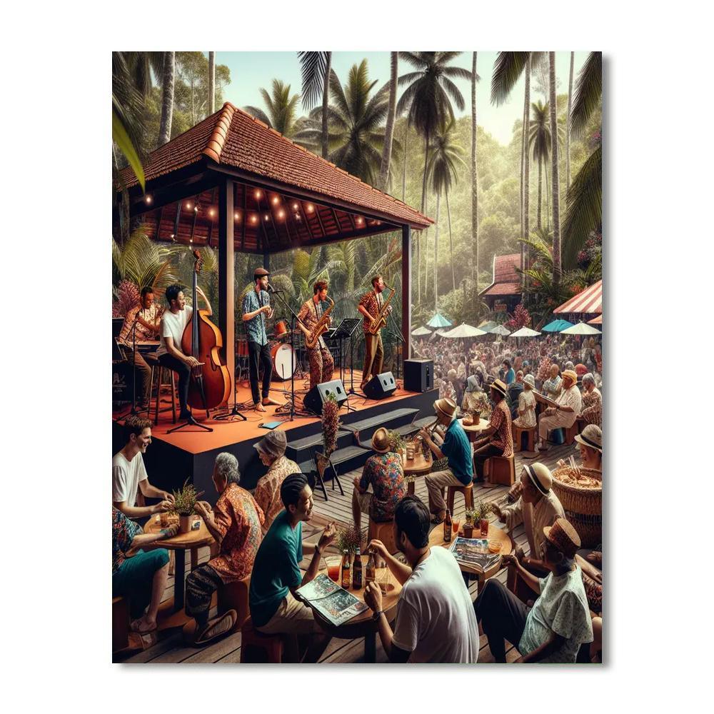 Borneo Jazz Festival - Malaysia Paint By Numbers Kits