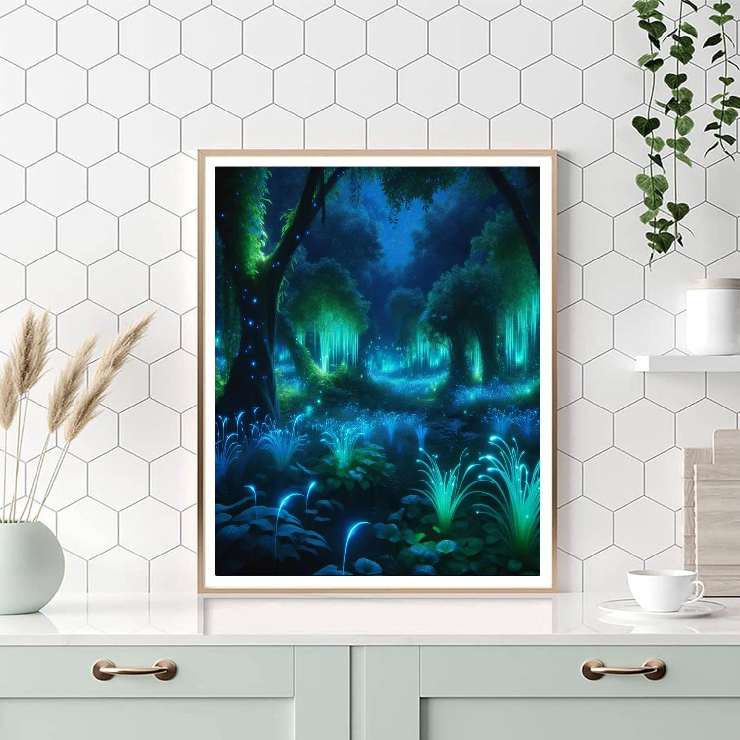 Enchanted Garden Luminescence Paint By Number