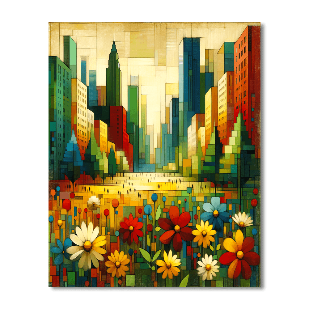 Urban Garden Delight Paint By Color