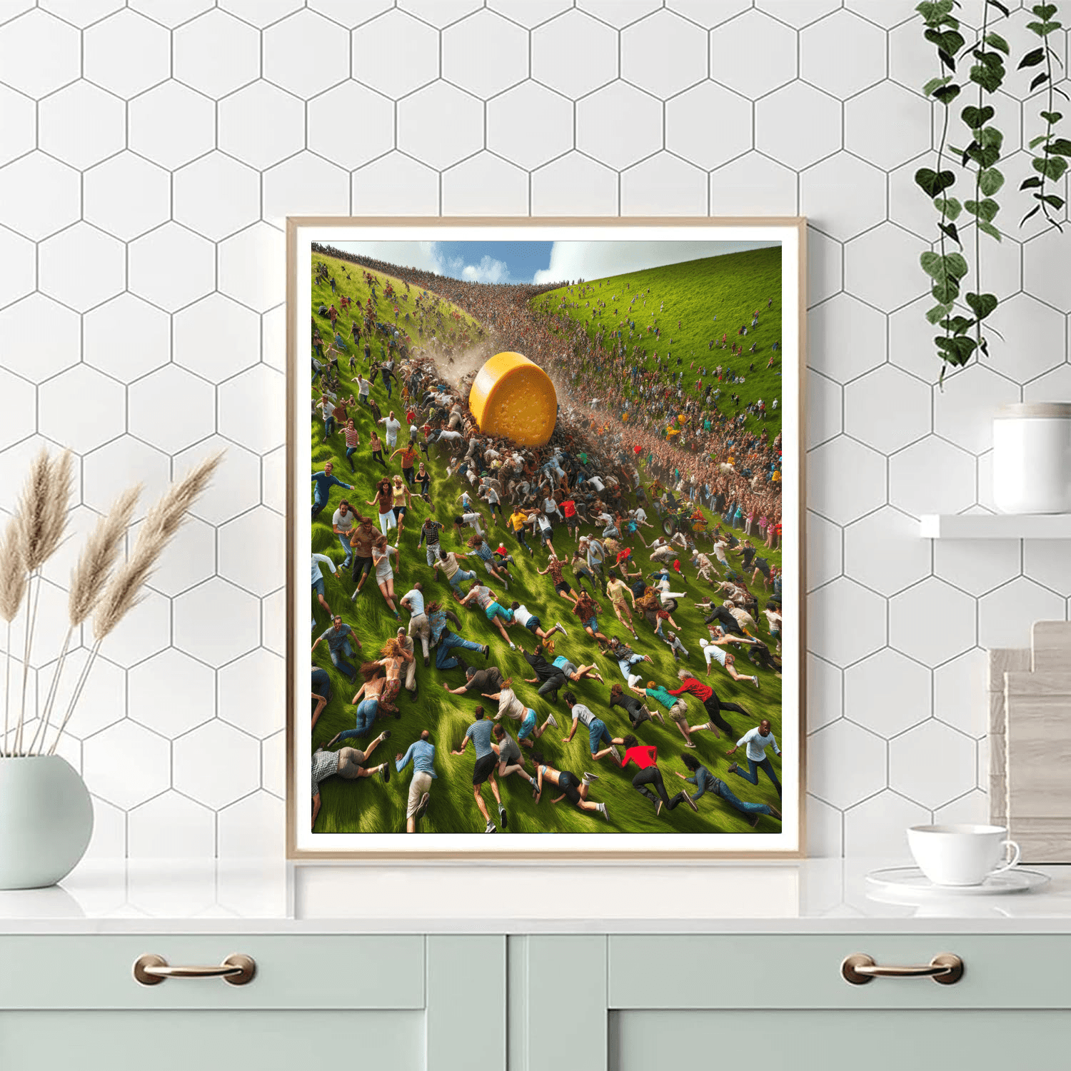 Cheese Rolling Festival Paint By Number