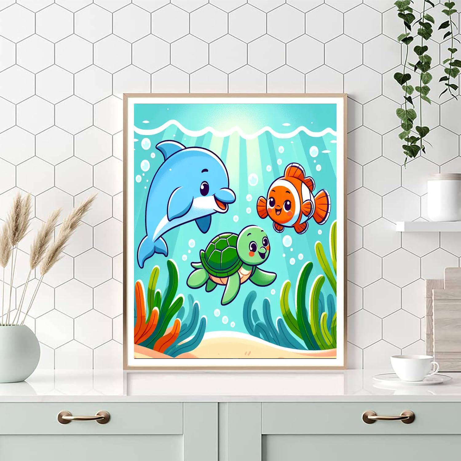 Ocean Friends Expedition Paint By Number