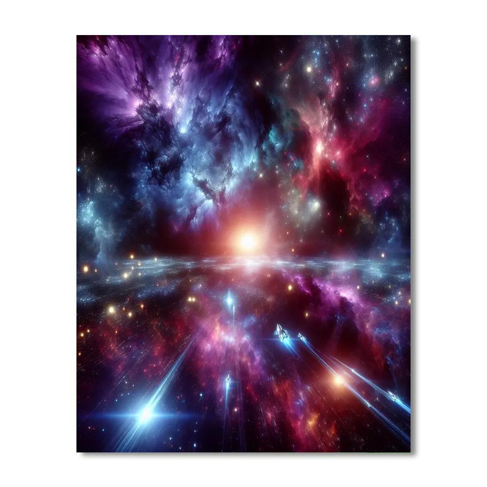 Space Explorer's Odyssey Paint By Number