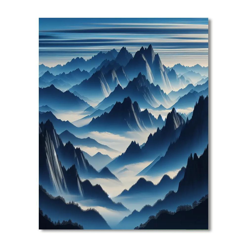 Mountain Majesty Escape Paint By Number
