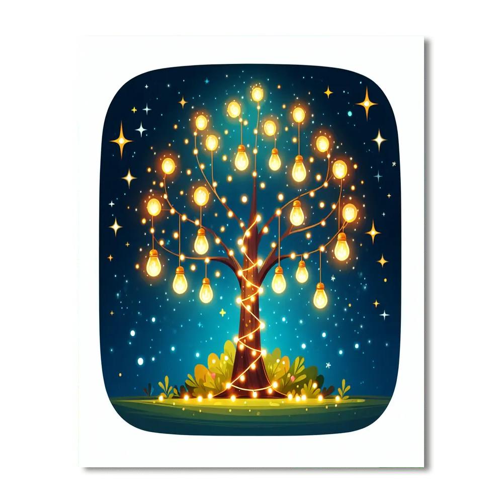 Magic Fairy Lights Painting Number Kit