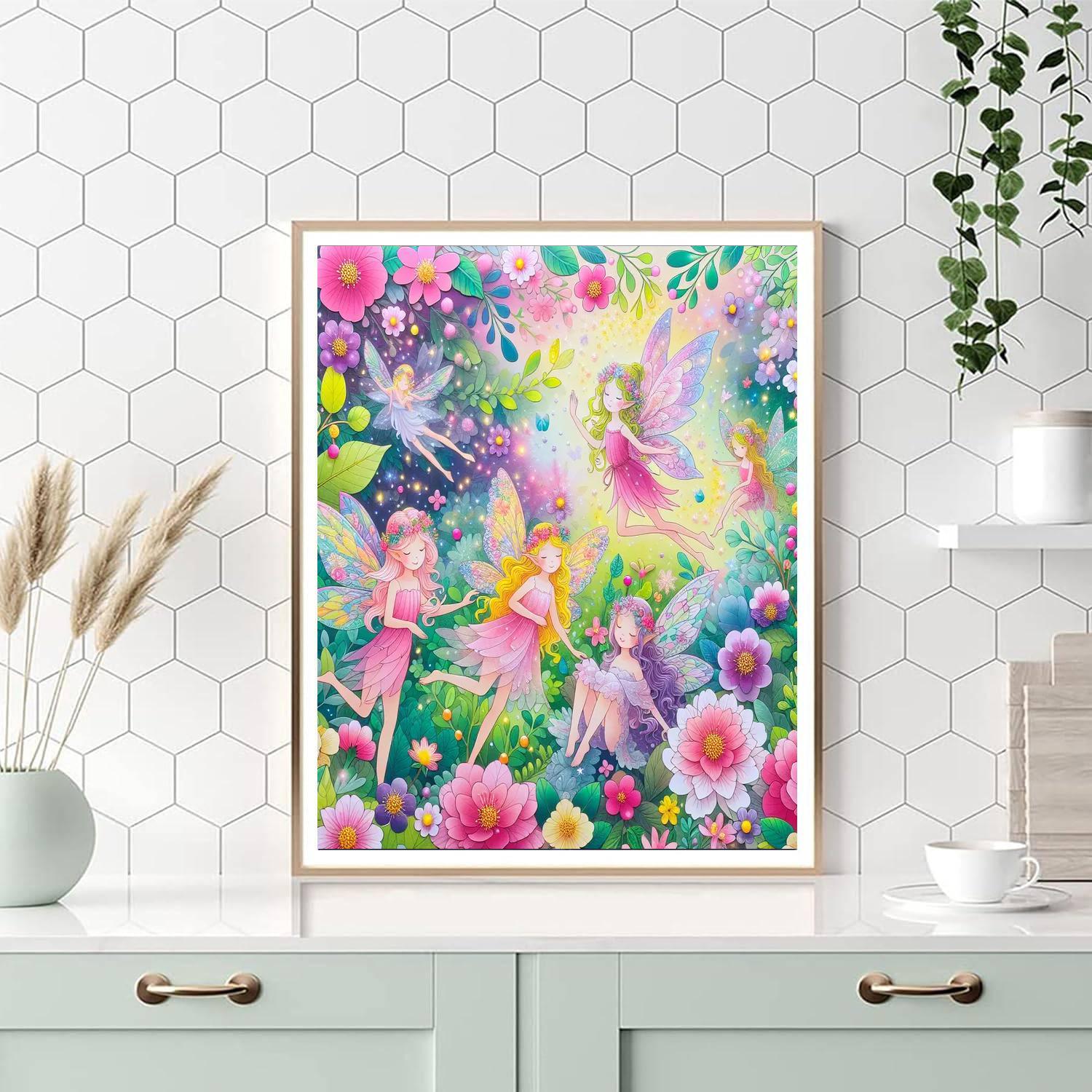 Charming Fairy Kingdom Paint By Numbers