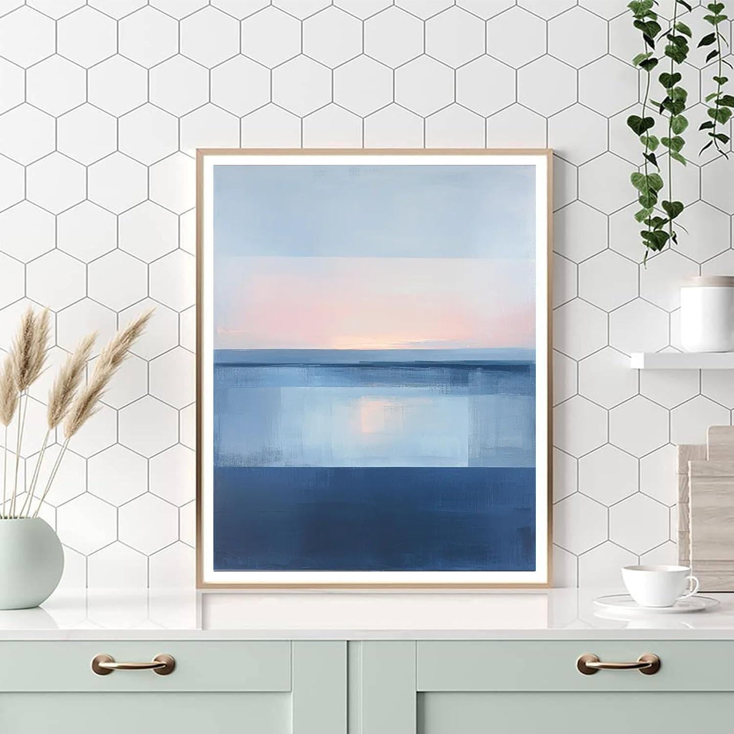 Mark Rothko Inspired Silent Horizon  Numbered Painting Kits