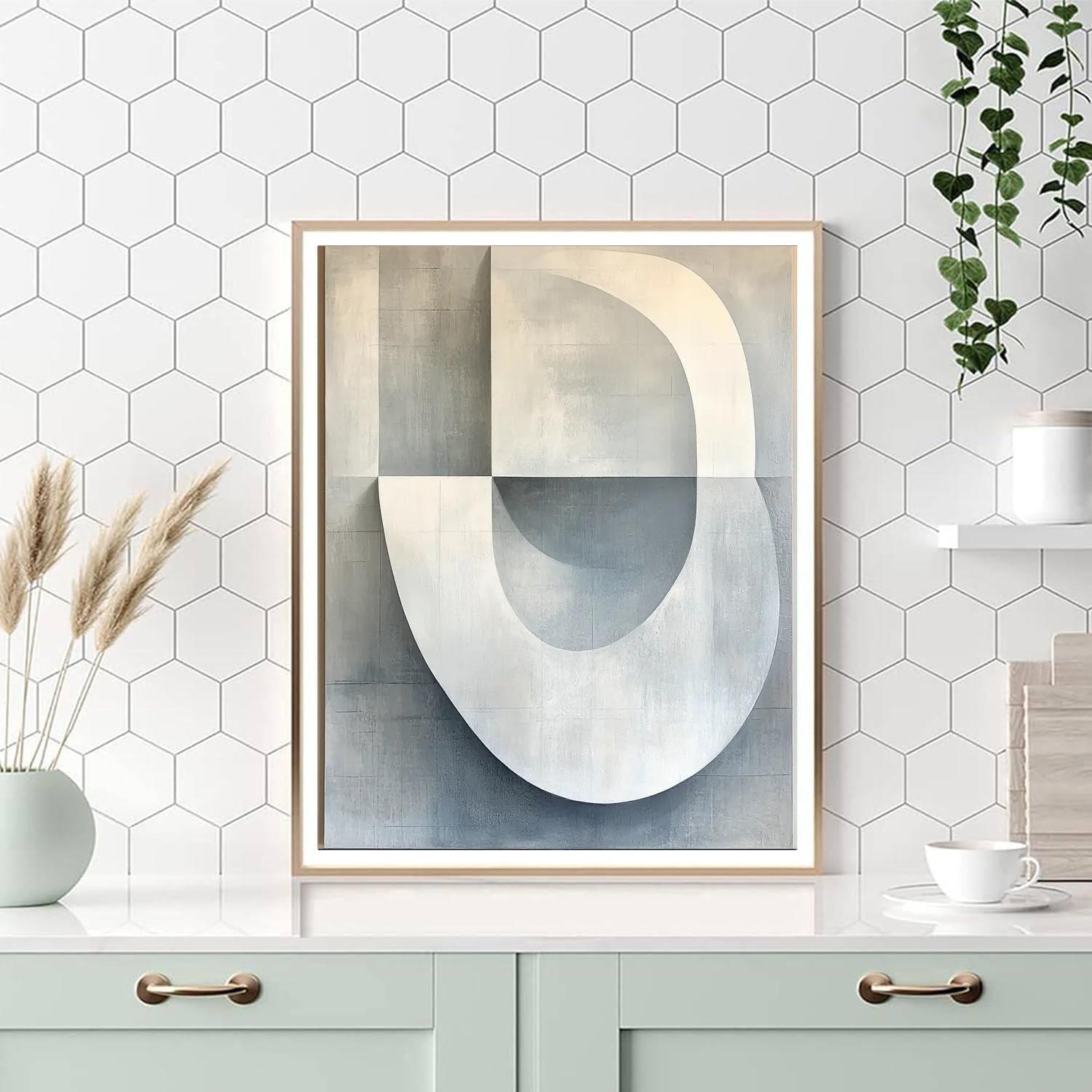 Isamu Noguchi Inspired Floating Harmony  Painting By Numbers Kit
