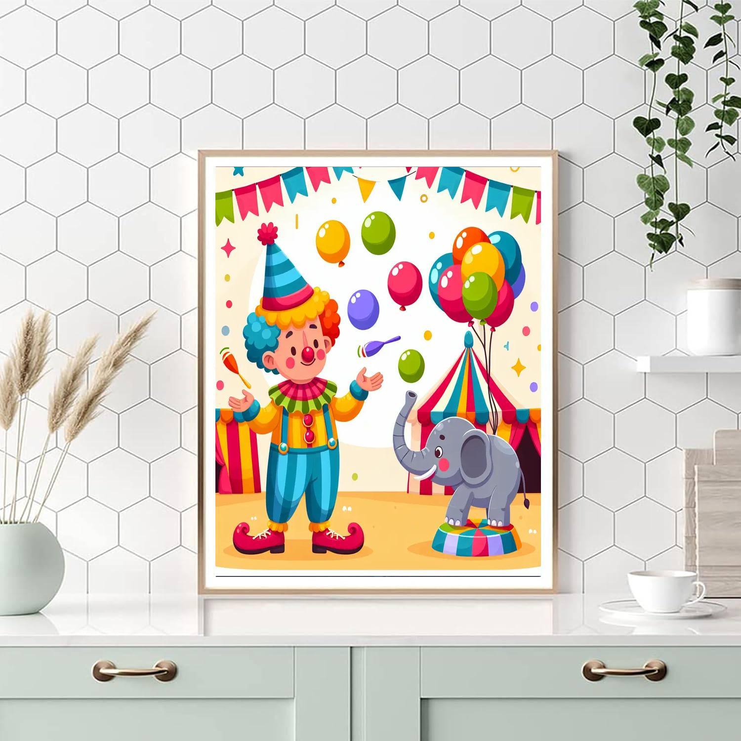 Circus Extravaganza Fun Paint By Numbers Kits