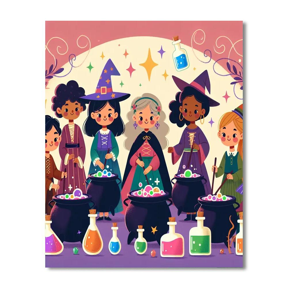 Magic Potion Festival Numbered Painting Kits