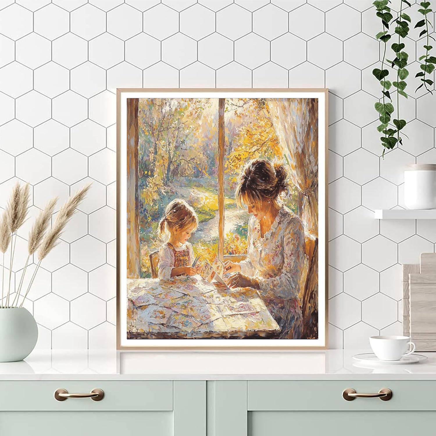 The Love Between Us Number Painting