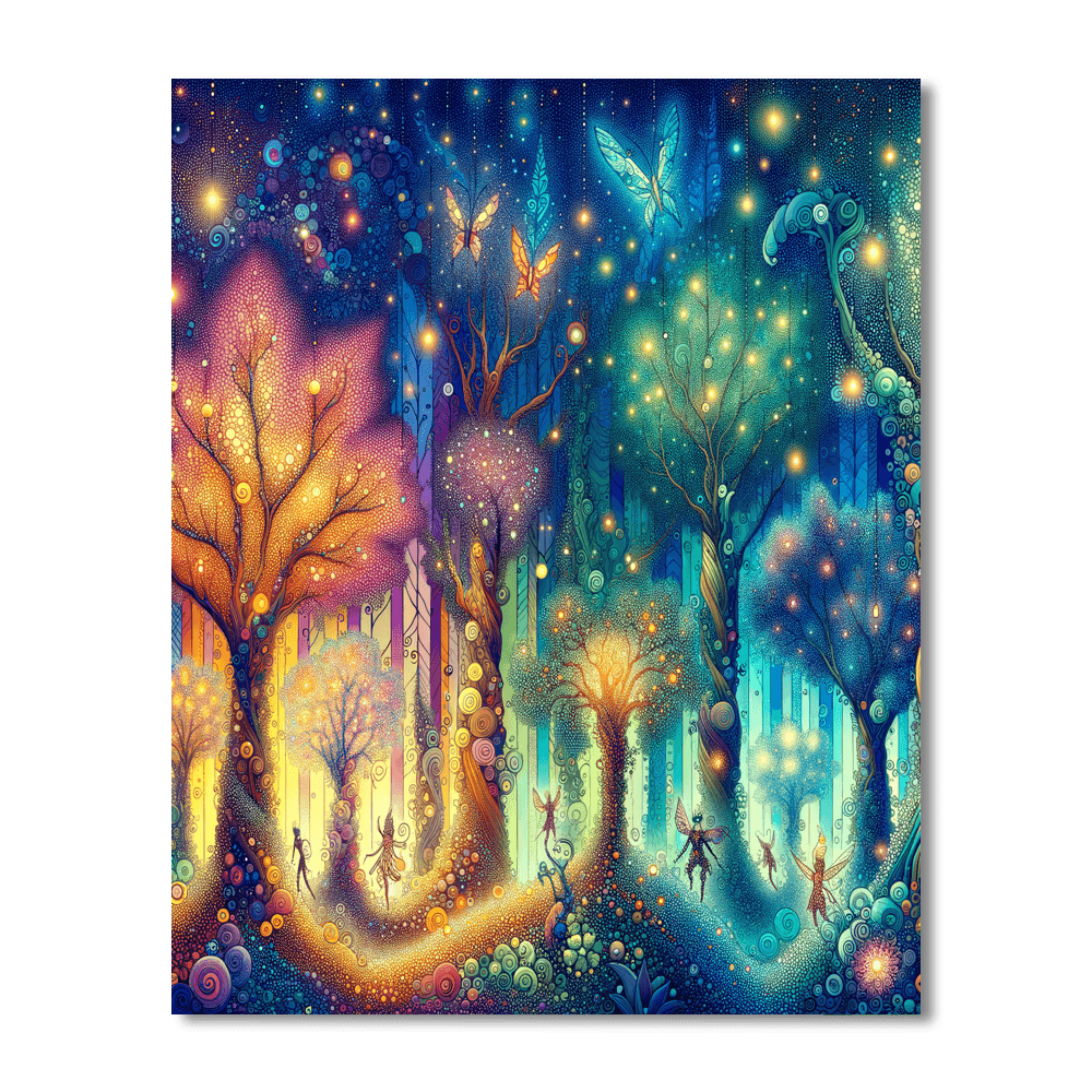 Magical Forest Fantasy Paint By Numbers