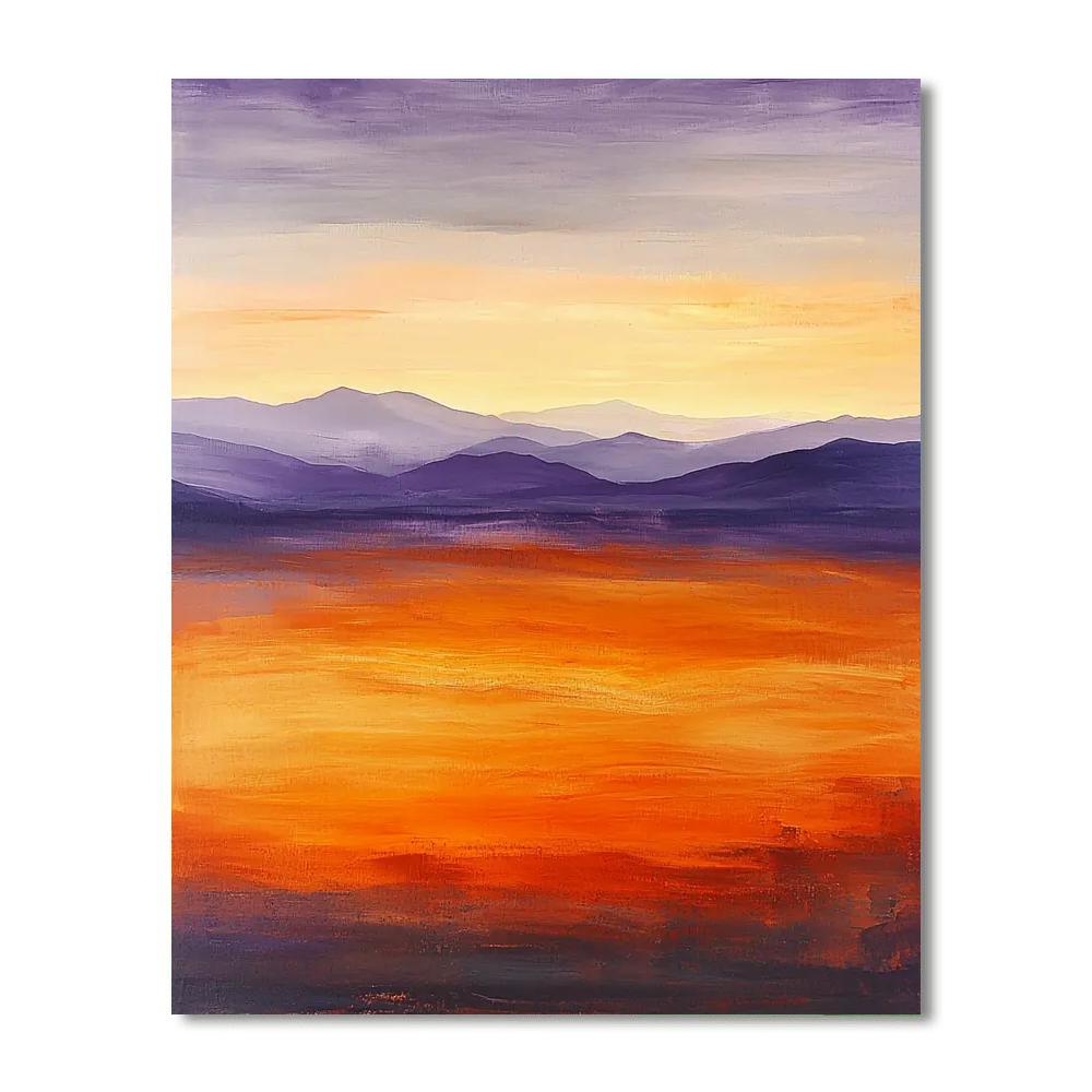 Mark Rothko Inspired Quiet Reflection  Painting Number Kit