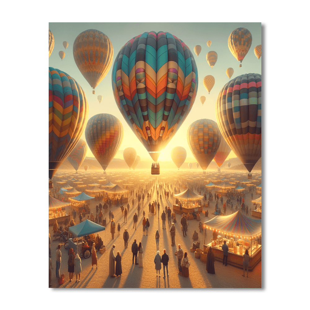 International Balloon Fiesta Paint By Numbers Kits