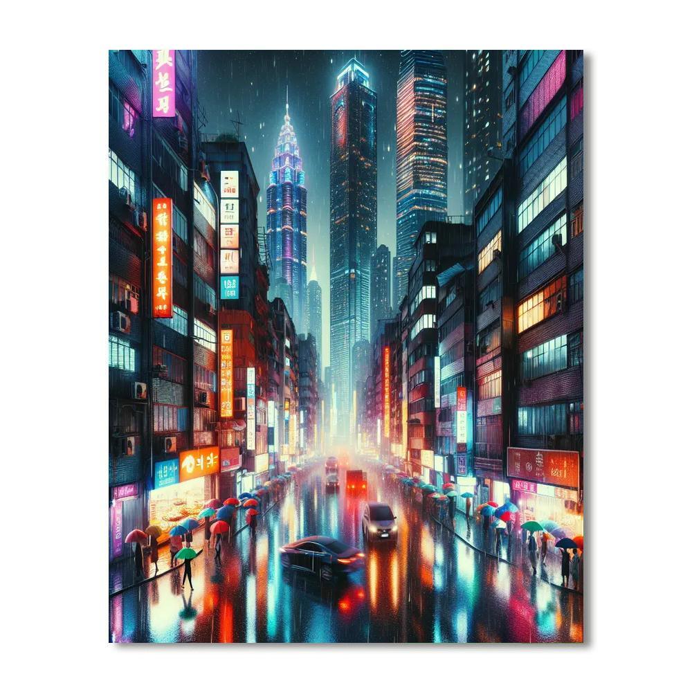 Urban Escapade Numbered Painting Kits