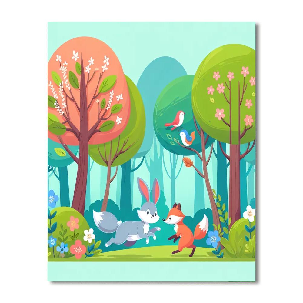 Magical Woodland Quest Painting By Numbers Kit