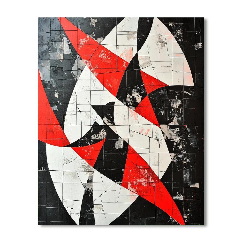 Banksy Inspired Shattered Illusions  Paint By Number