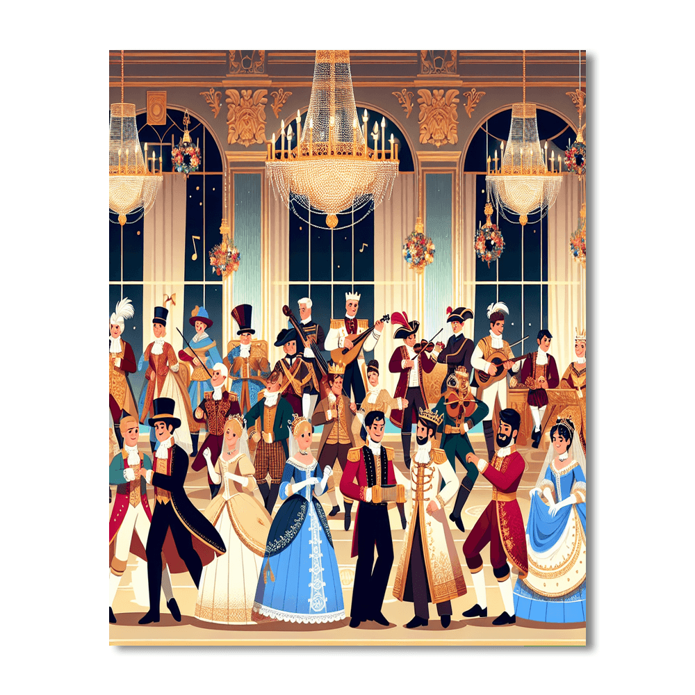 Royal Court Festival Painting By Numbers Kit