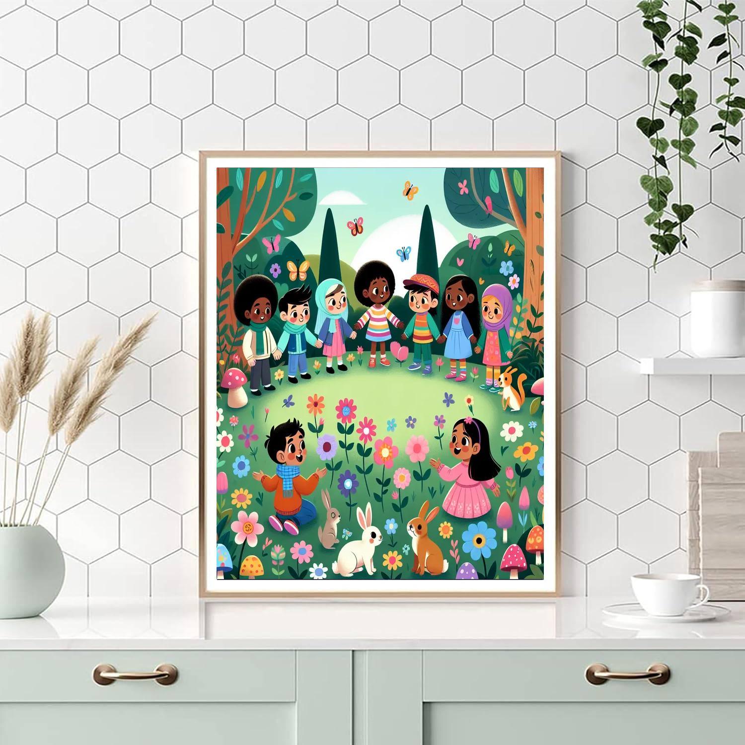 Nature's Secret Garden Number Painting