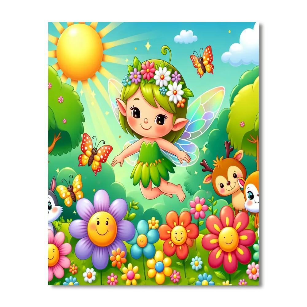 Forest Fairyland Adventure Paint By Numbers Kits