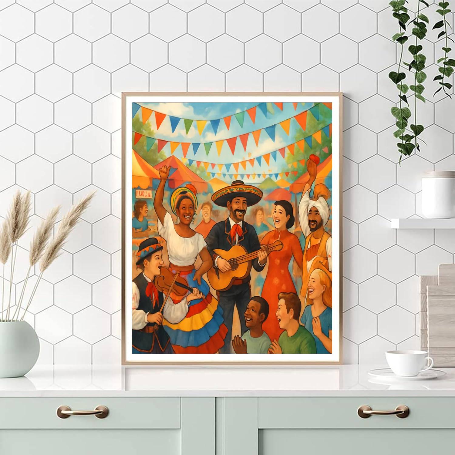 World Cultural Festival Painting Number Kit