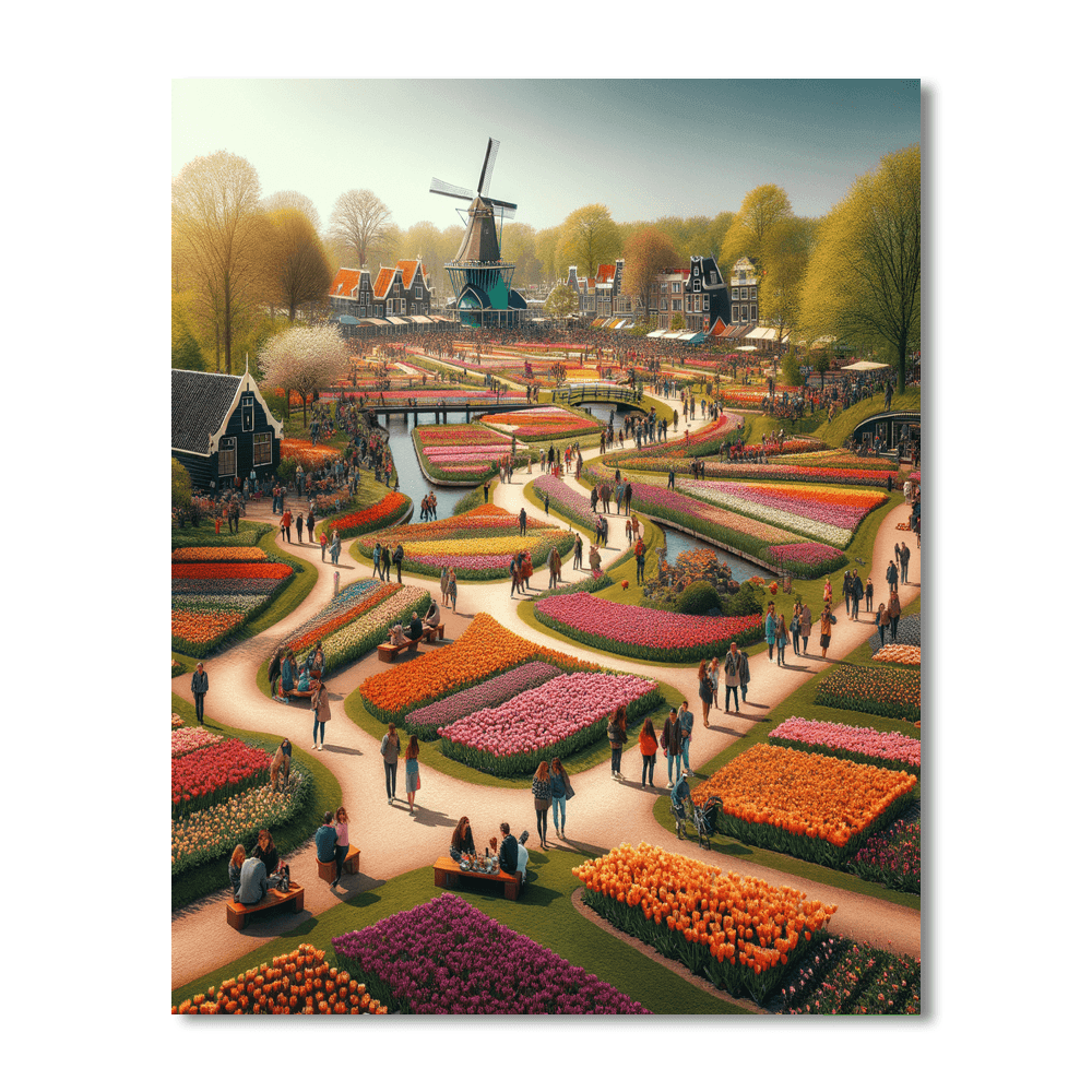 Tulip Festival - Amsterdam Paint By Number