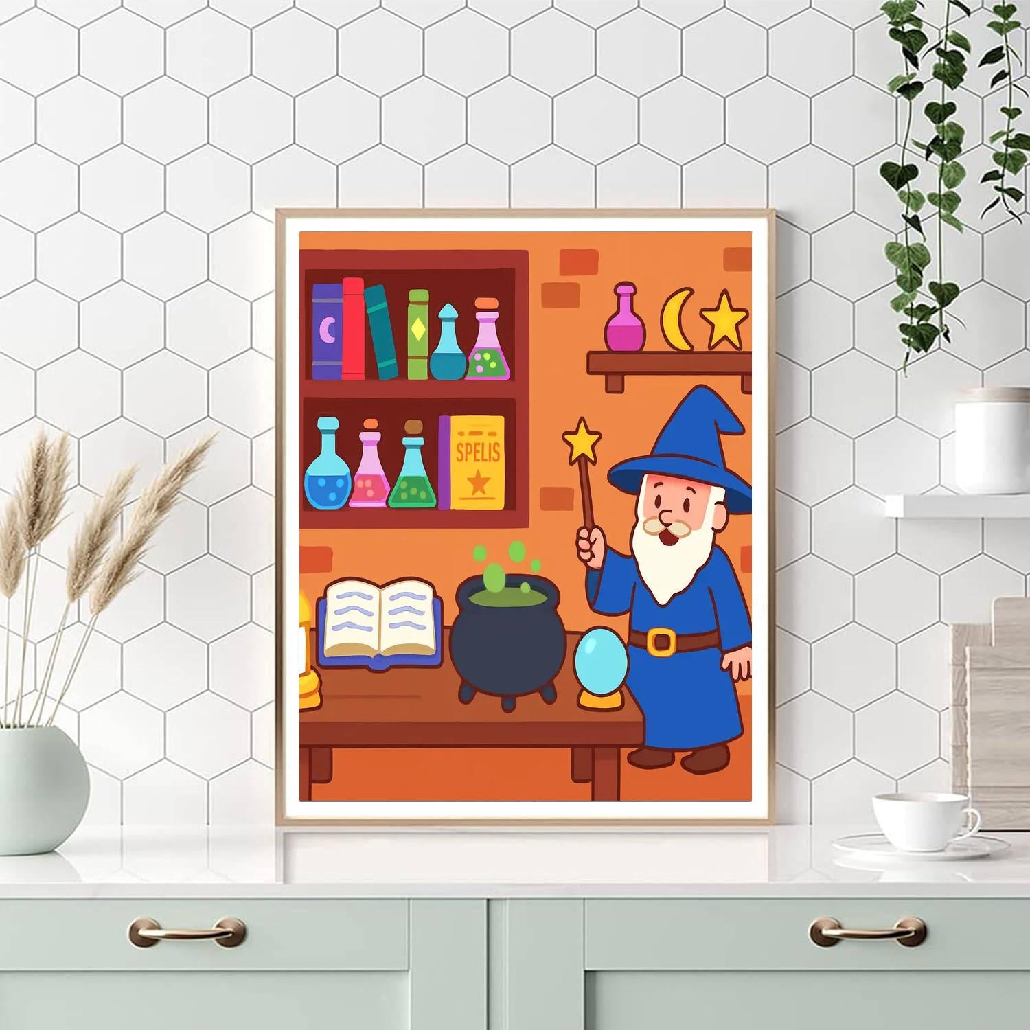 The Wizard's Workshop Paint By Number