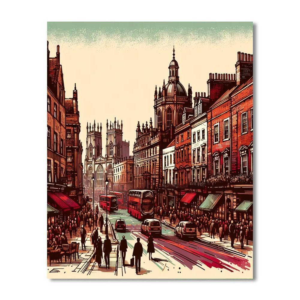 York's Urban Charm Paint By Numbers