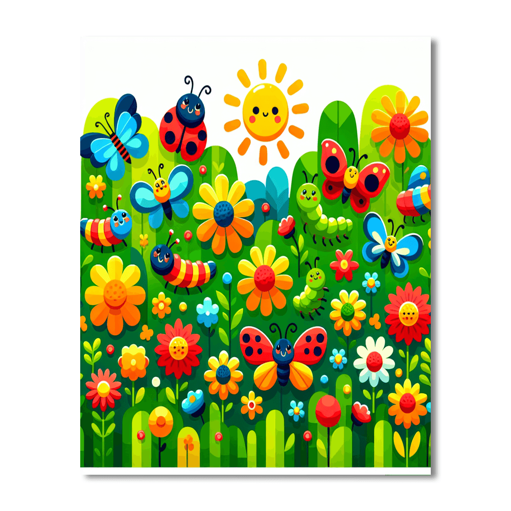 Incredible Insect Adventures Number Painting