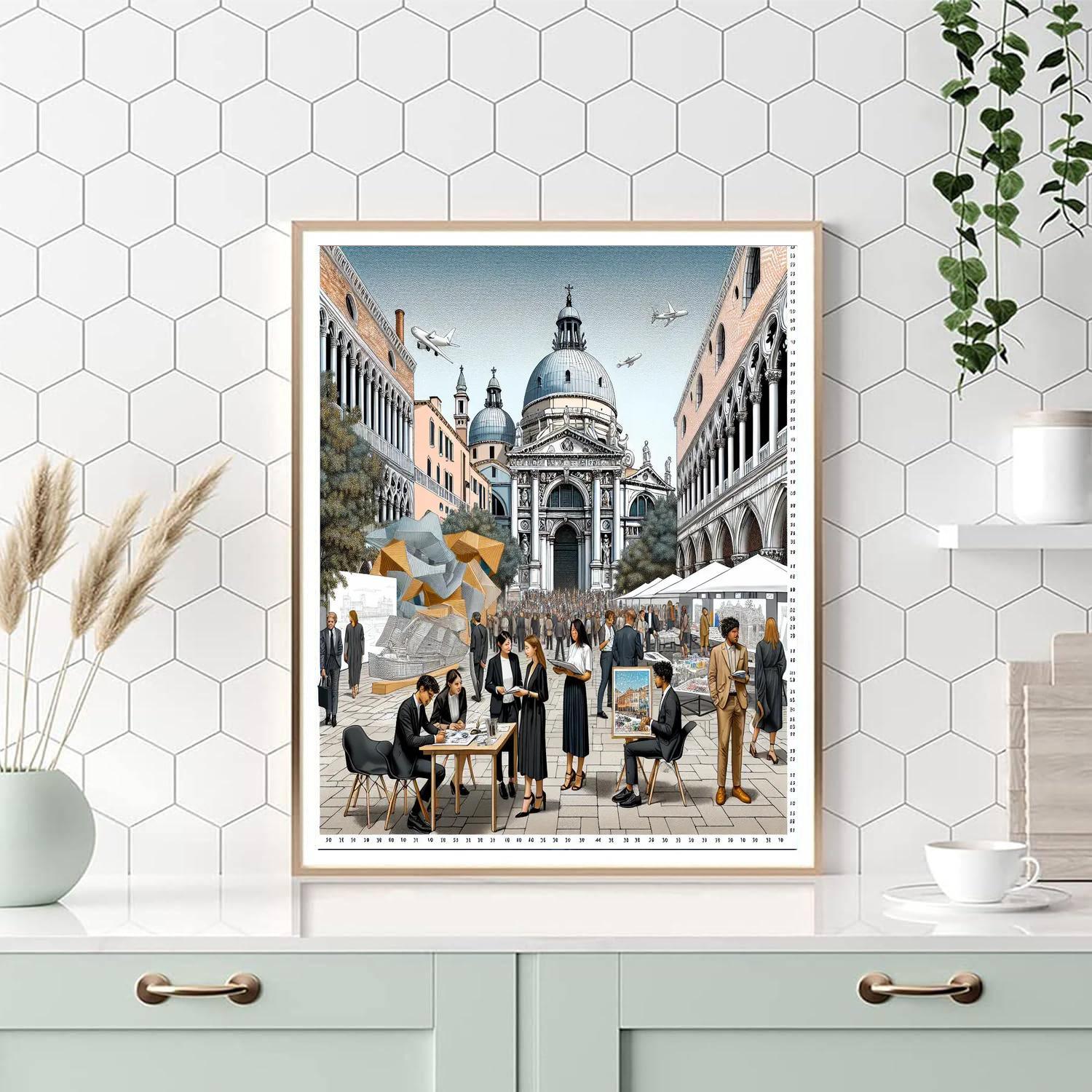 Venice Architecture Biennale - Italy Numbered Painting Kits